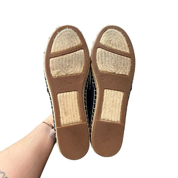 J. Crew Navy and White Espadrilles - Picture 9 of 14
